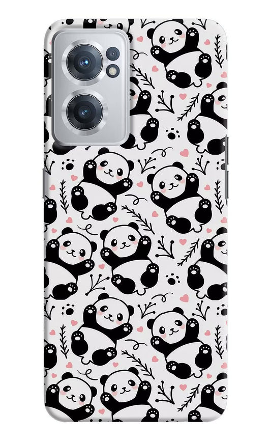 Cute Panda OnePlus Nord CE 2 5G Hard Case Back Cover by Casekaro