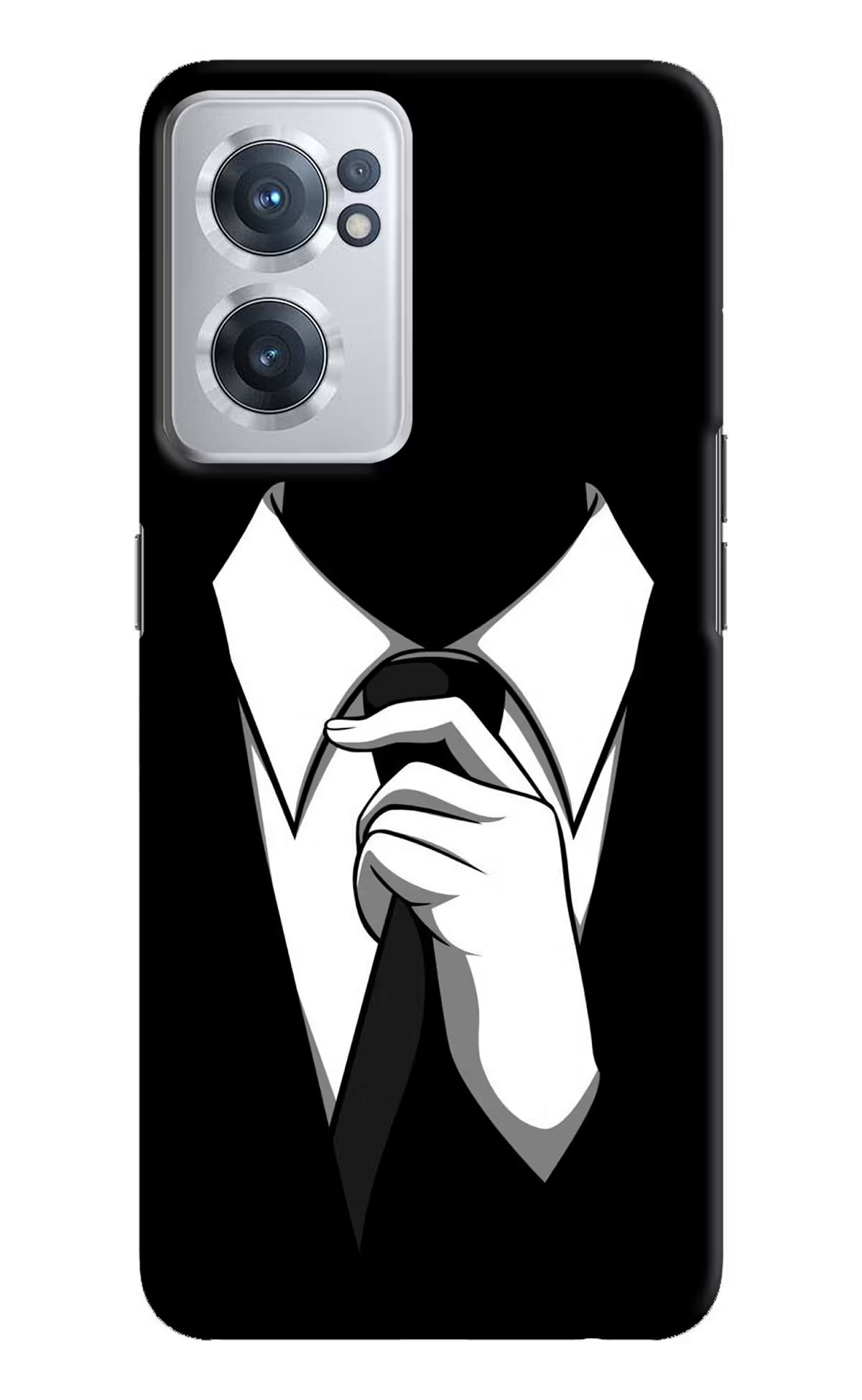 Black Tie OnePlus Nord CE 2 5G Hard Case Back Cover by Casekaro