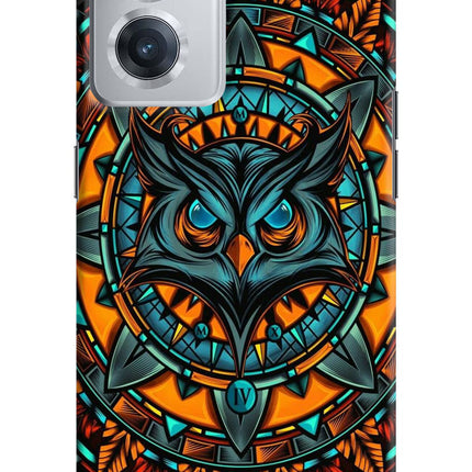 Angry Owl Art OnePlus Nord CE 2 5G Hard Case Back Cover by Casekaro