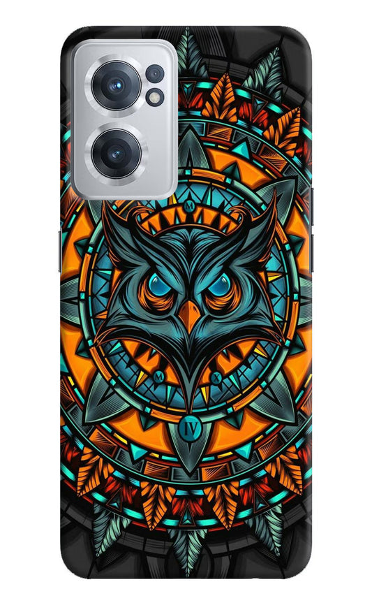 Angry Owl Art OnePlus Nord CE 2 5G Hard Case Back Cover by Casekaro