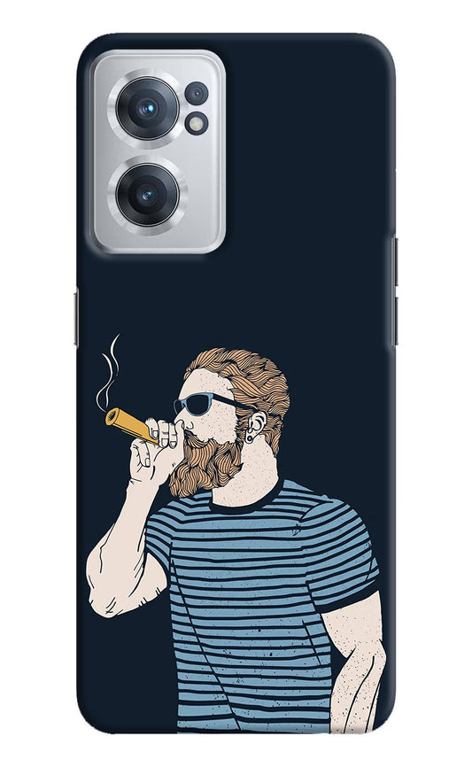Smoking OnePlus Nord CE 2 5G Hard Case Back Cover by Casekaro