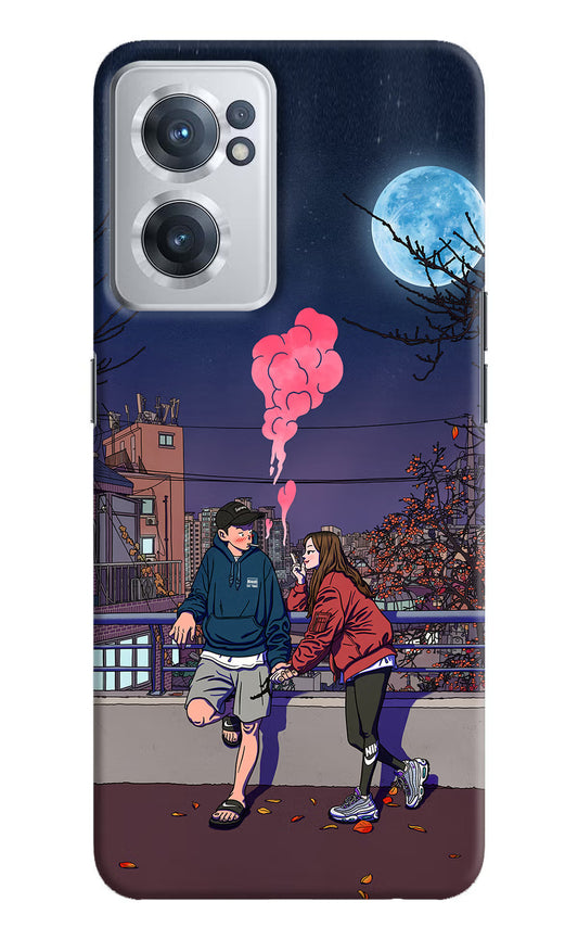 Chilling Couple OnePlus Nord CE 2 5G Hard Case Back Cover by Casekaro