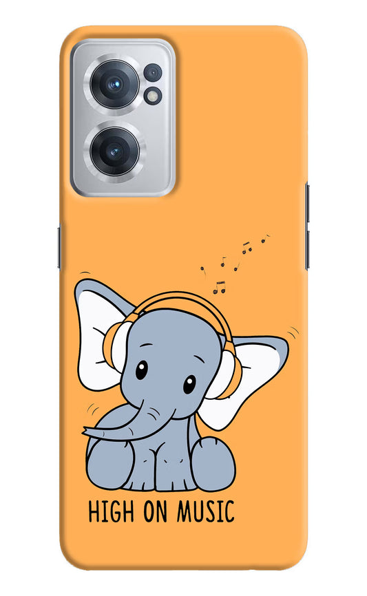 High On Music OnePlus Nord CE 2 5G Hard Case Back Cover by Casekaro