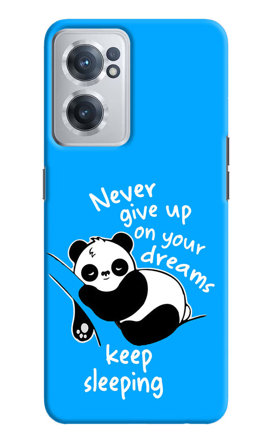 Keep Sleeping OnePlus Nord CE 2 5G Hard Case Back Cover by Casekaro