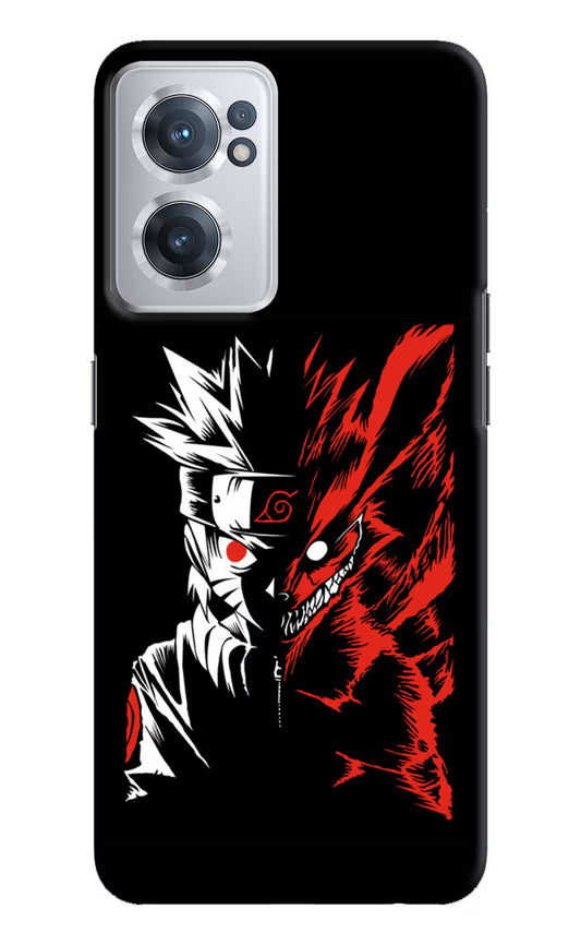 Naruto Two Face OnePlus Nord CE 2 5G Hard Case Back Cover by Casekaro