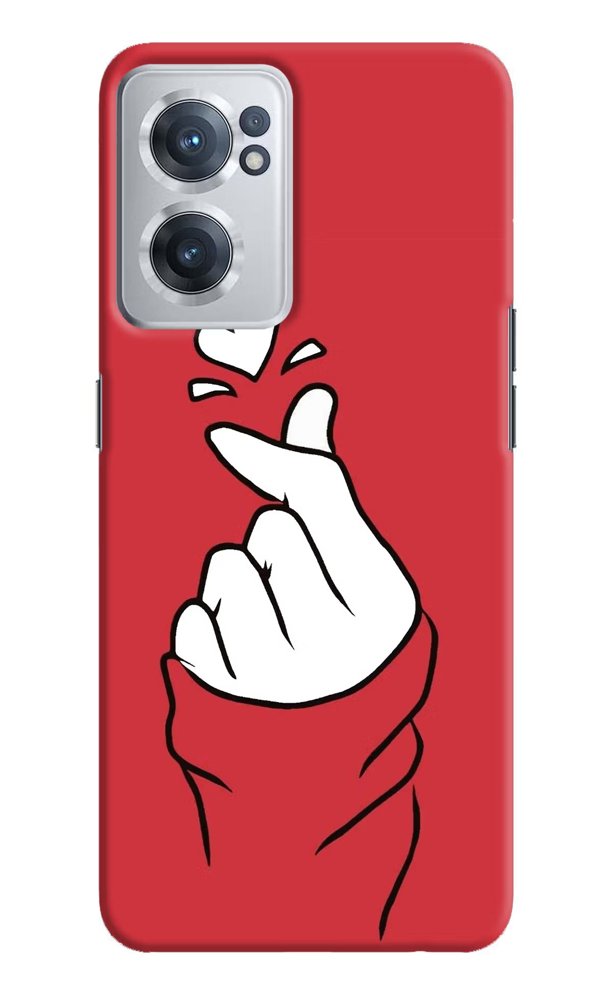 Korean Love Sign OnePlus Nord CE 2 5G Hard Case Back Cover by Casekaro