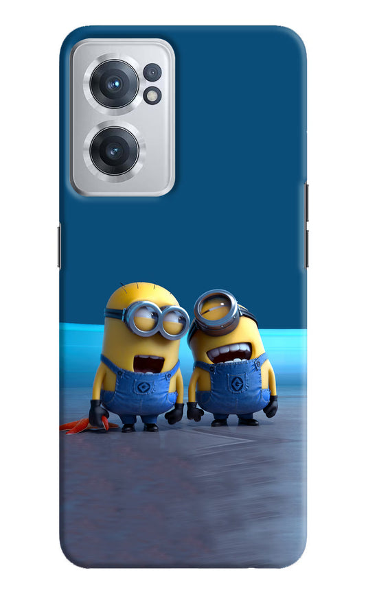 Minion Laughing OnePlus Nord CE 2 5G Hard Case Back Cover by Casekaro