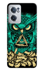 Green Owl OnePlus Nord CE 2 5G Hard Case Back Cover by Casekaro