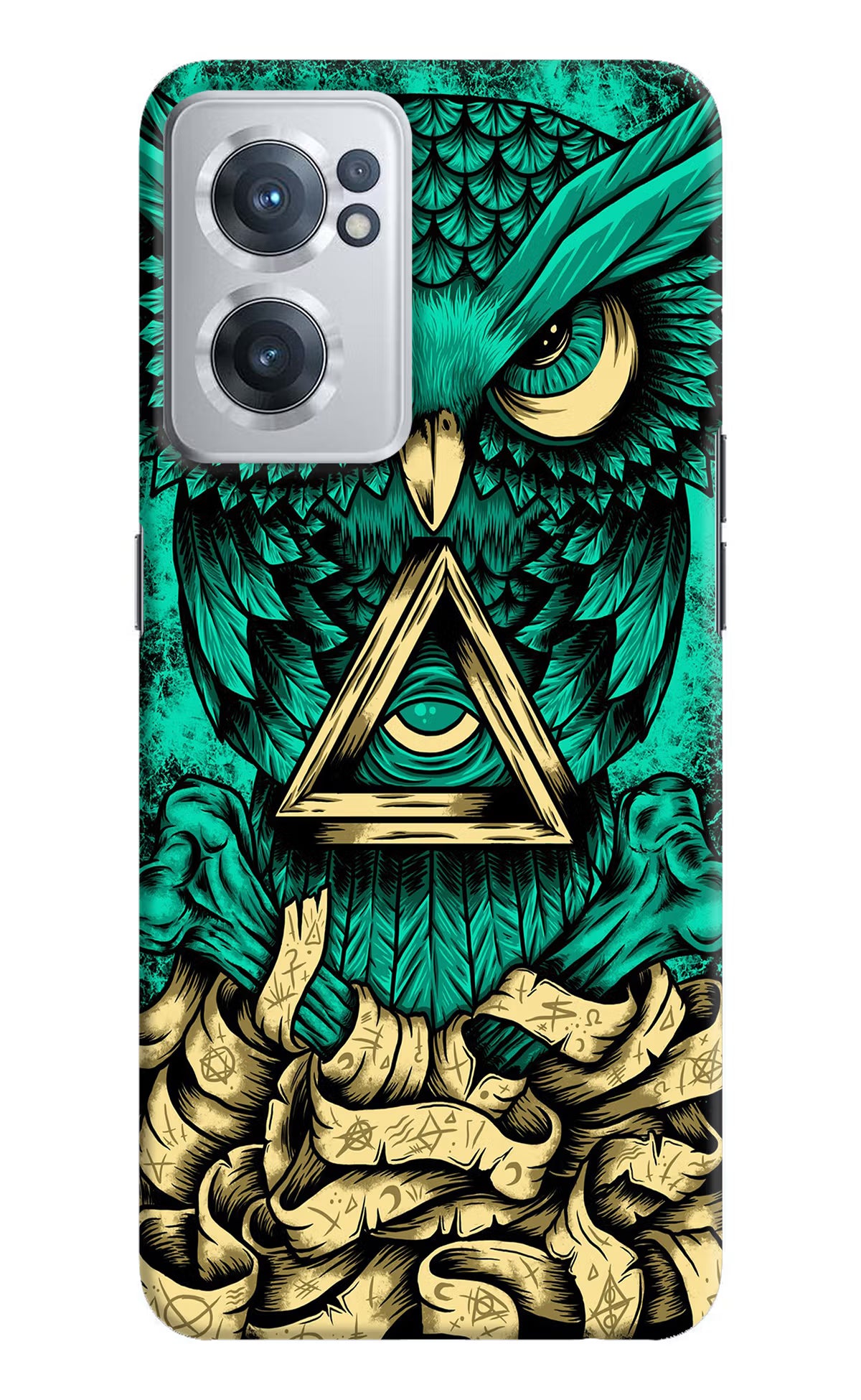 Green Owl OnePlus Nord CE 2 5G Hard Case Back Cover by Casekaro