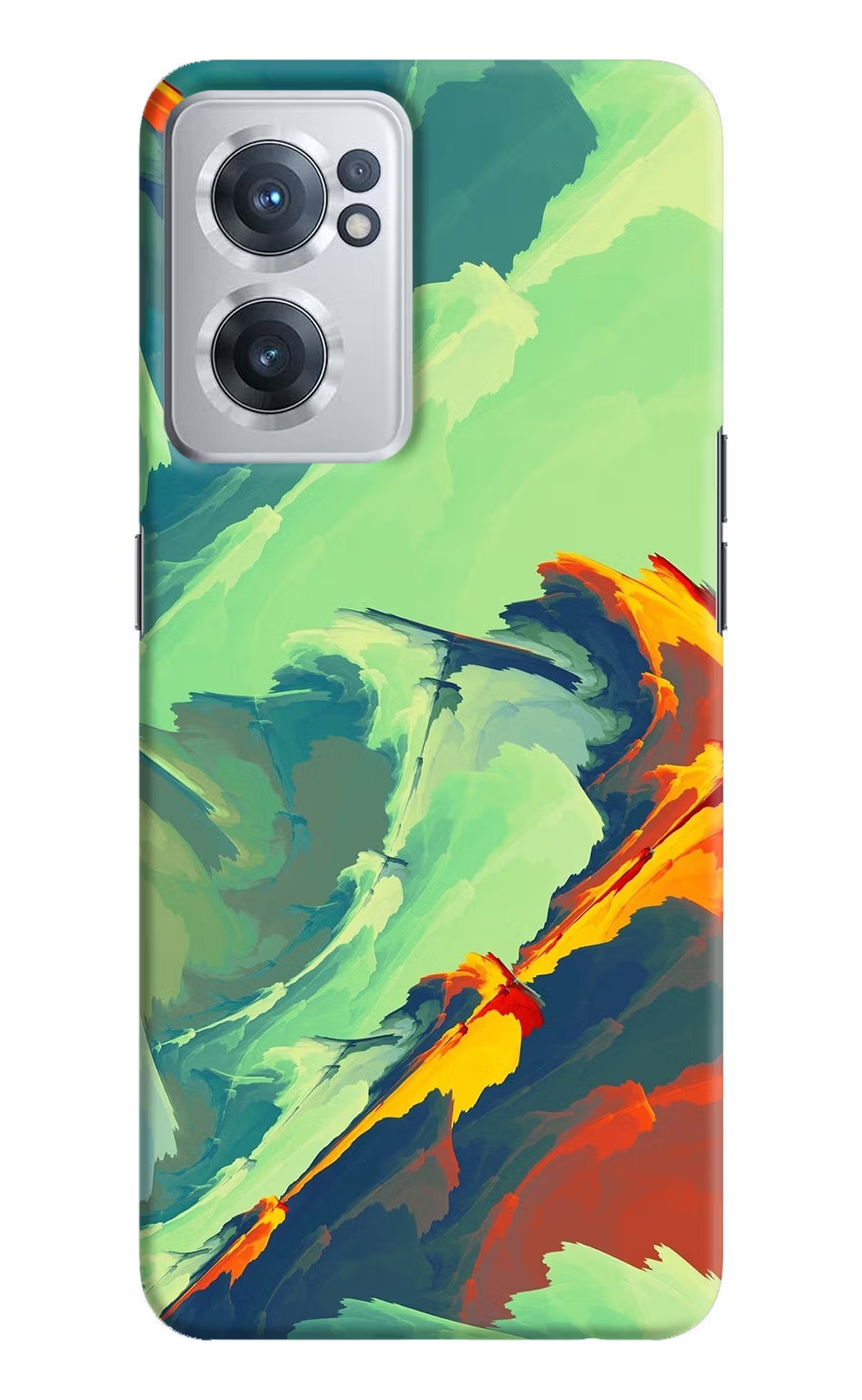 Paint Art OnePlus Nord CE 2 5G Hard Case Back Cover by Casekaro
