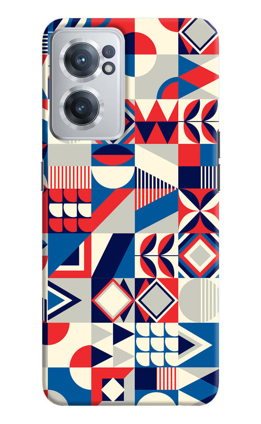 Colorful Pattern OnePlus Nord CE 2 5G Hard Case Back Cover by Casekaro