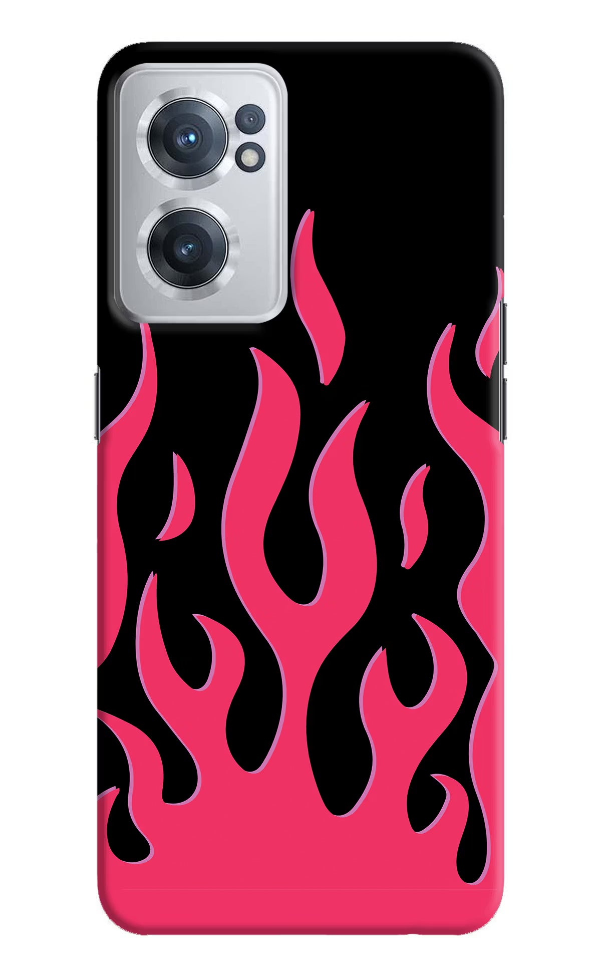 Fire Flames OnePlus Nord CE 2 5G Hard Case Back Cover by Casekaro