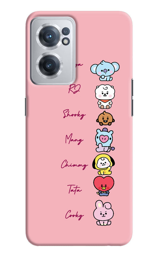BTS names OnePlus Nord CE 2 5G Hard Case Back Cover by Casekaro