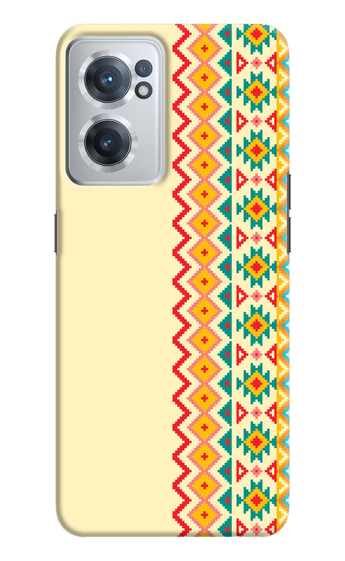 Ethnic Seamless OnePlus Nord CE 2 5G Hard Case Back Cover by Casekaro