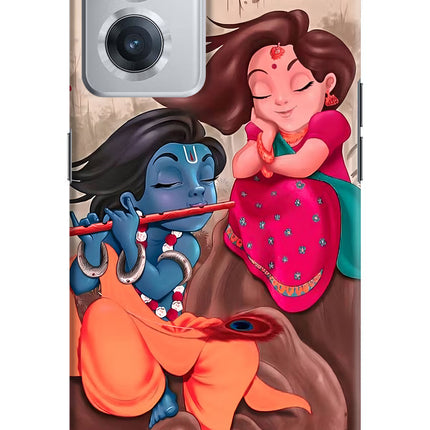 Radhe Krishna OnePlus Nord CE 2 5G Hard Case Back Cover by Casekaro