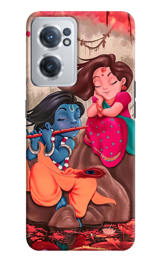 Radhe Krishna OnePlus Nord CE 2 5G Hard Case Back Cover by Casekaro