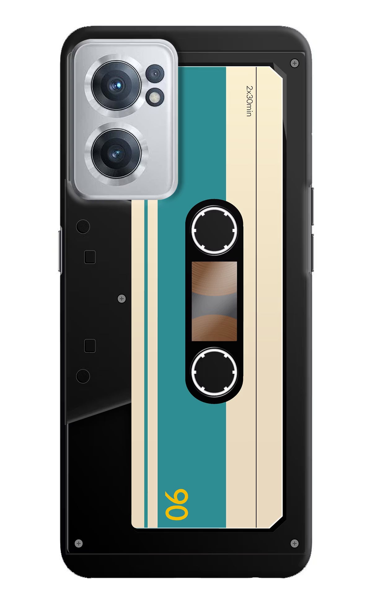 Cassette OnePlus Nord CE 2 5G Hard Case Back Cover by Casekaro