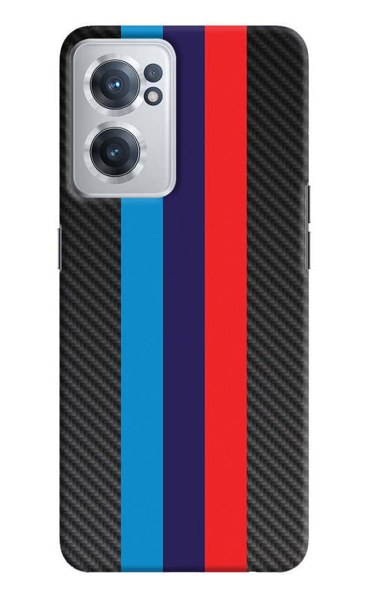 BMW Stripes Pattern OnePlus Nord CE 2 5G Hard Case Back Cover by Casekaro