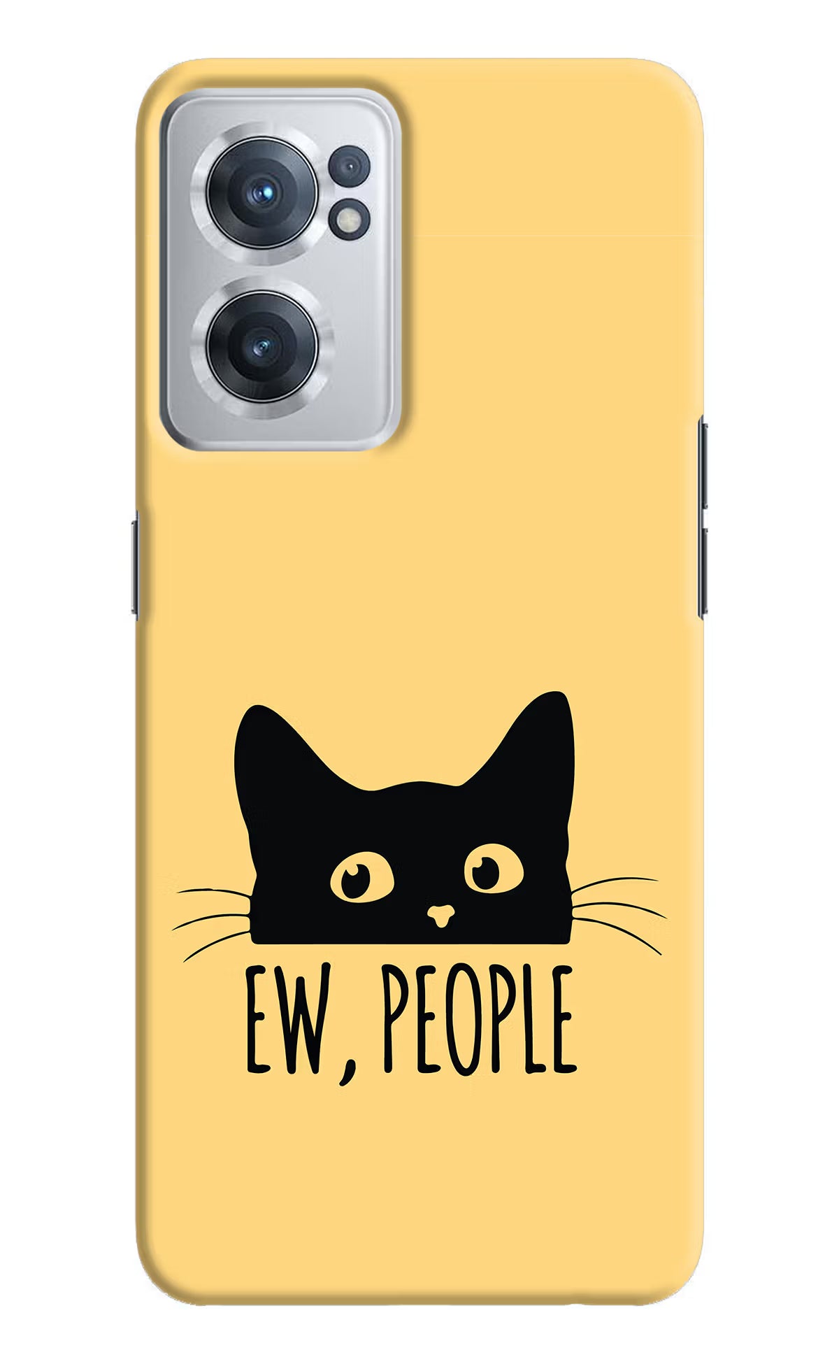 Ew People Catitude OnePlus Nord CE 2 5G Hard Case Back Cover by Casekaro