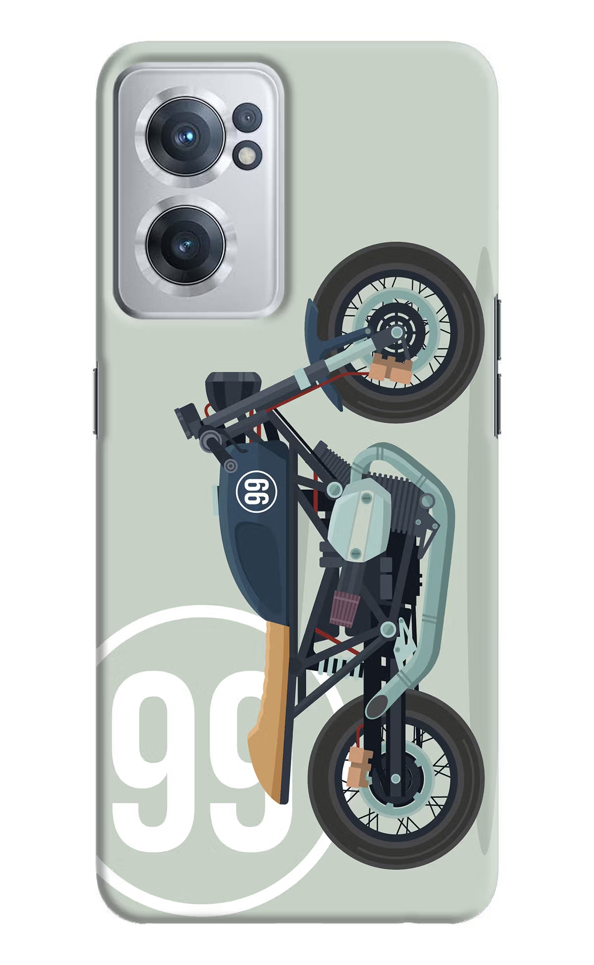 Classic Cafe Racer 99 OnePlus Nord CE 2 5G Hard Case Back Cover by Casekaro