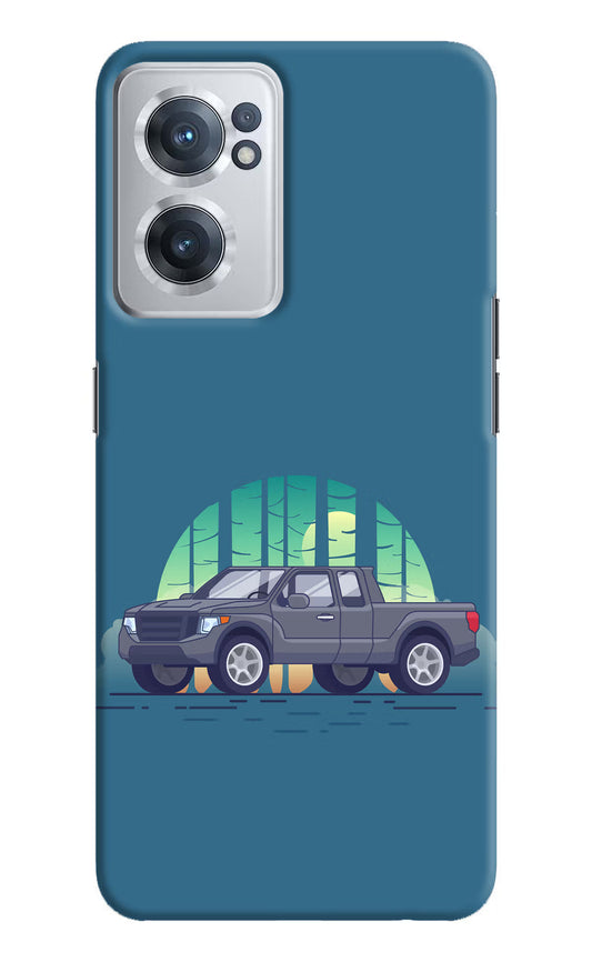 Retro Garage Vibe OnePlus Nord CE 2 5G Hard Case Back Cover by Casekaro