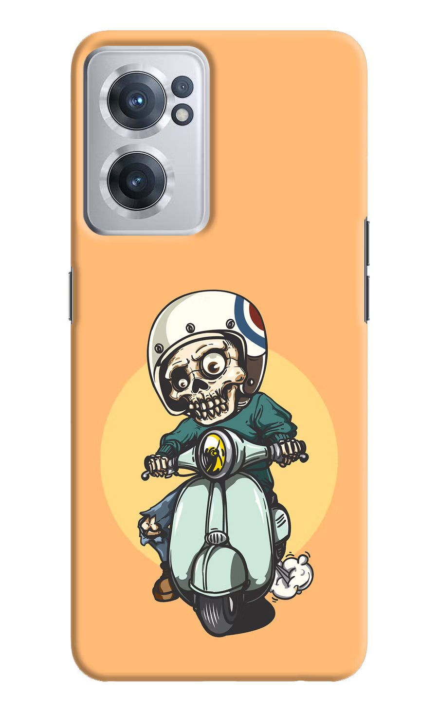 Undead Biker OnePlus Nord CE 2 5G Back Cover, Hard case