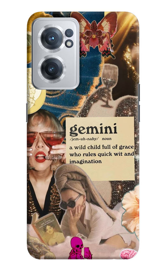 Gemini Zodiac OnePlus Nord CE 2 5G Hard Case Back Cover by Casekaro
