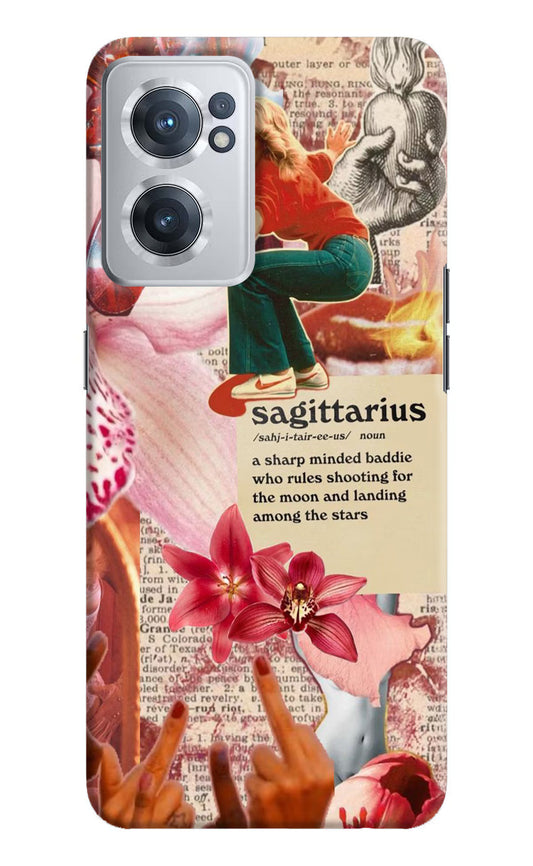 Sagittarius Zodiac OnePlus Nord CE 2 5G Hard Case Back Cover by Casekaro