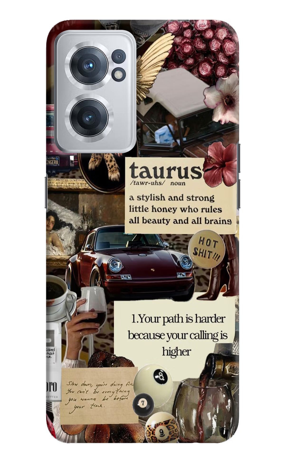 Taurus Zodiac OnePlus Nord CE 2 5G Hard Case Back Cover by Casekaro