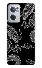 Twin Dragons OnePlus Nord CE 2 5G Hard Case Back Cover by Casekaro