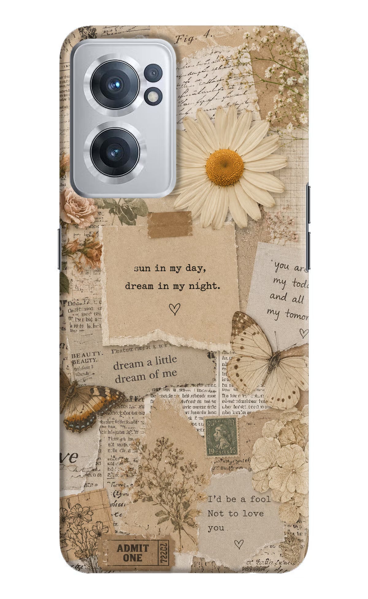 Vintage case OnePlus Nord CE 2 5G Back Cover