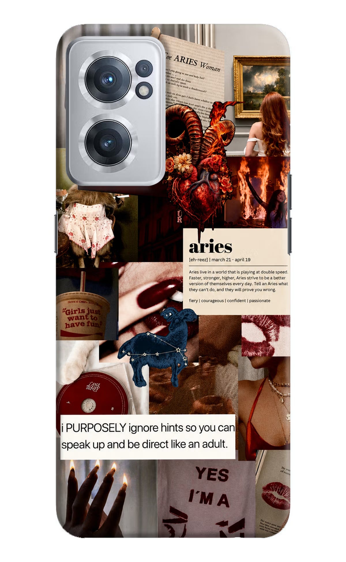 Zodiac Aries OnePlus Nord CE 2 5G Back Cover