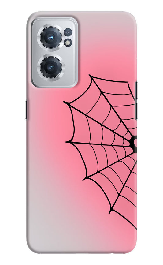 Pink Web OnePlus Nord CE 2 5G Hard Case Back Cover by Casekaro