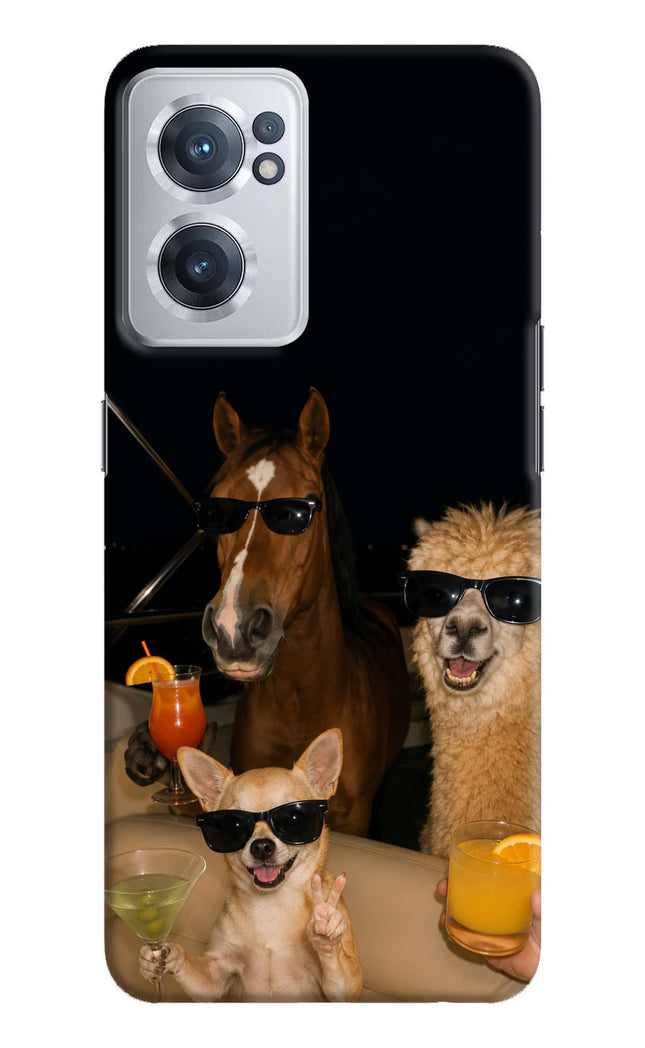 Party Squad OnePlus Nord CE 2 5G Hard Case Back Cover by Casekaro