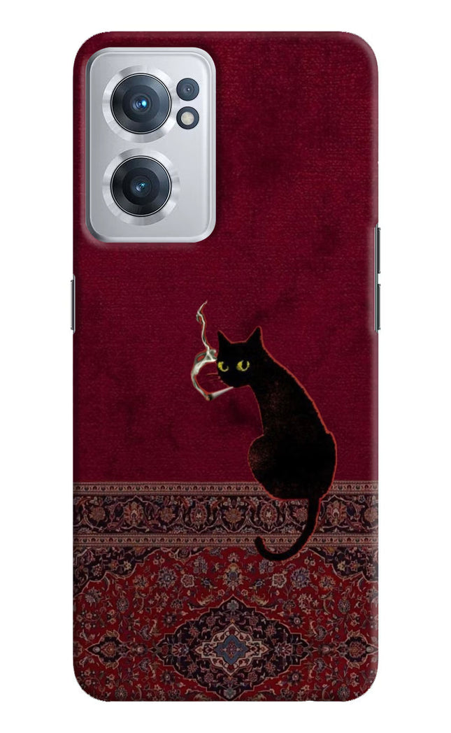 Midnight Cat OnePlus Nord CE 2 5G Hard Case Back Cover by Casekaro