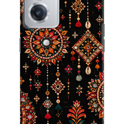 Boho Noir OnePlus Nord CE 2 5G Hard Case Back Cover by Casekaro