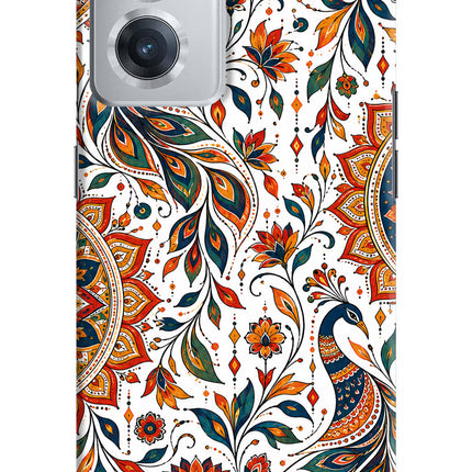 White Mayura OnePlus Nord CE 2 5G Back Cover