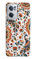 White Mayura OnePlus Nord CE 2 5G Back Cover
