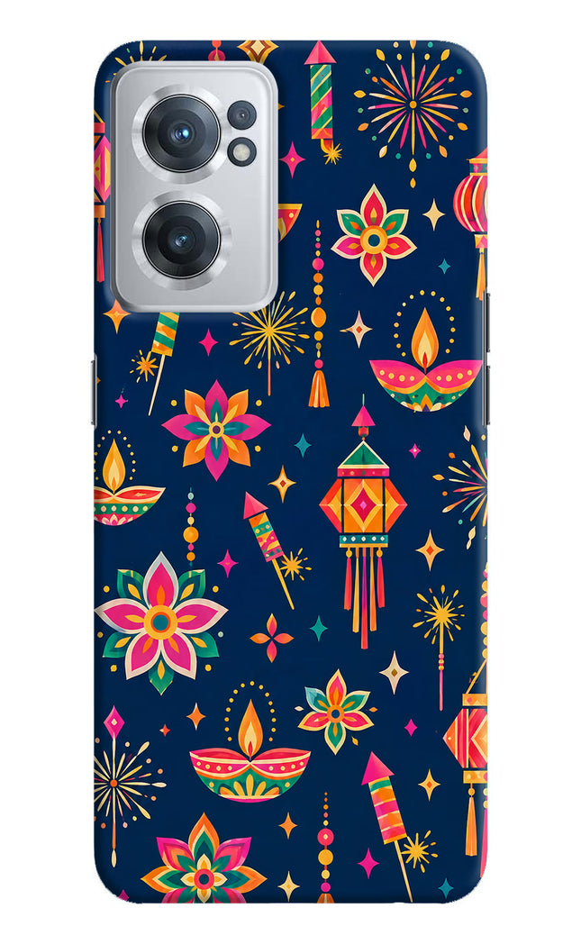 Festive Pop OnePlus Nord CE 2 5G Hard Case Back Cover by Casekaro