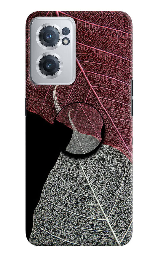 Leaf Pattern OnePlus Nord CE 2 5G Pop Case by Casekaro