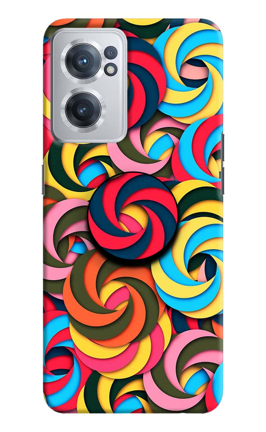 Spiral Pattern OnePlus Nord CE 2 5G Pop Case by Casekaro