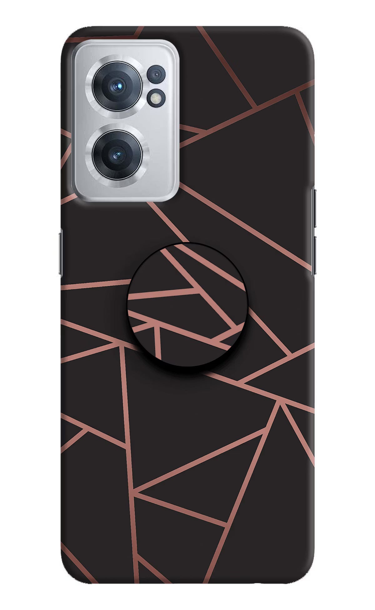 Geometric Pattern OnePlus Nord CE 2 5G Pop Case by Casekaro