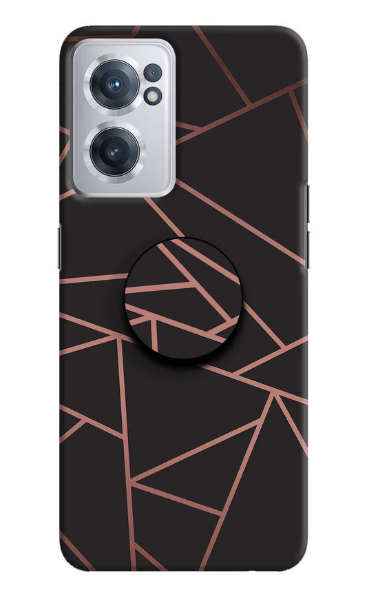 Geometric Pattern OnePlus Nord CE 2 5G Pop Case by Casekaro