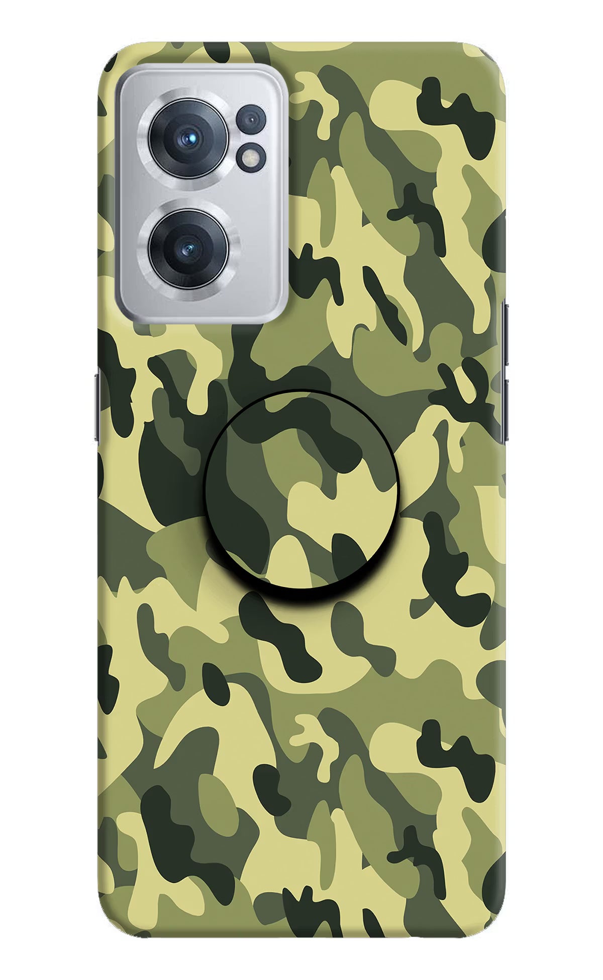 Camouflage OnePlus Nord CE 2 5G Pop Case by Casekaro