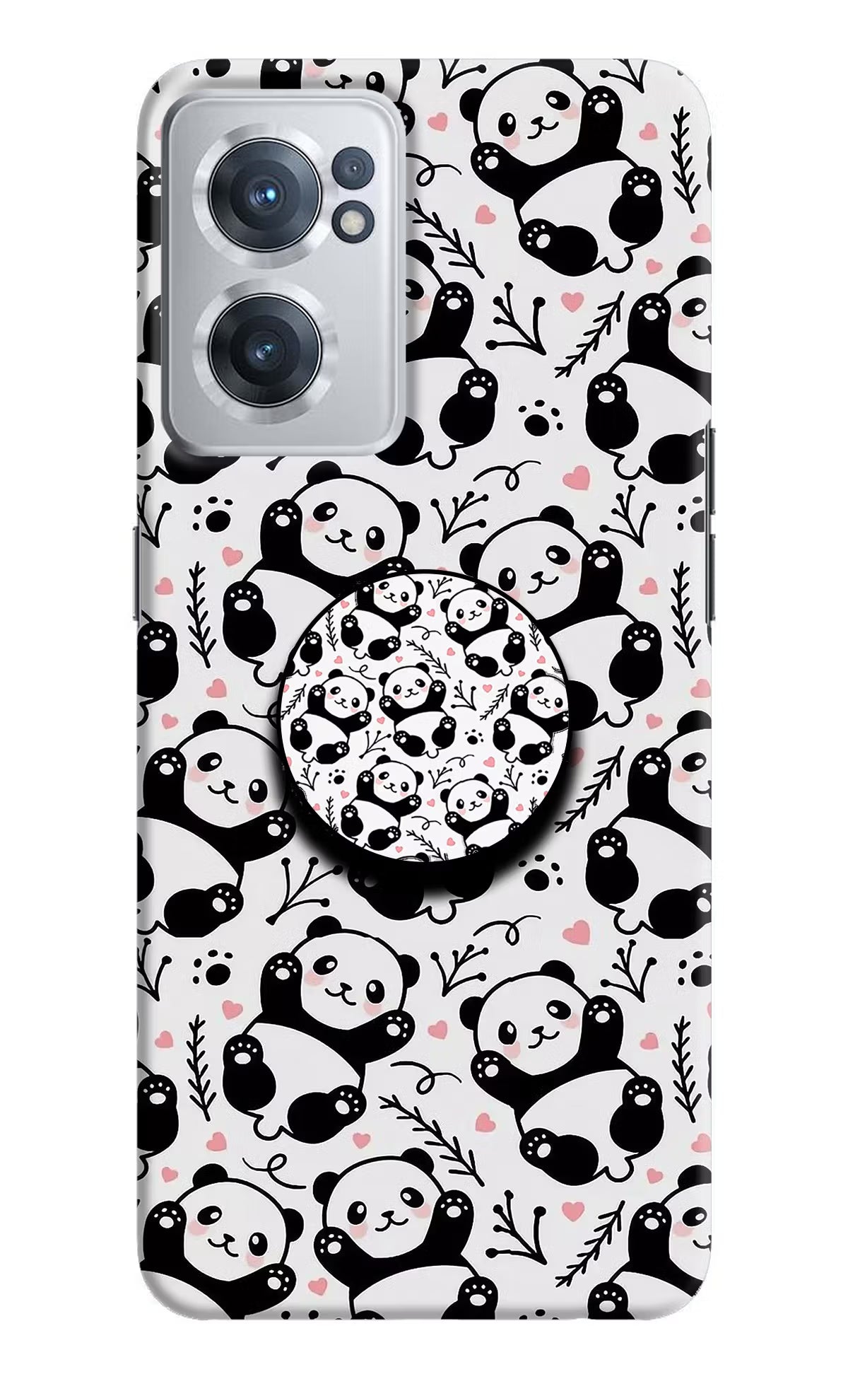 Cute Panda OnePlus Nord CE 2 5G Pop Case by Casekaro