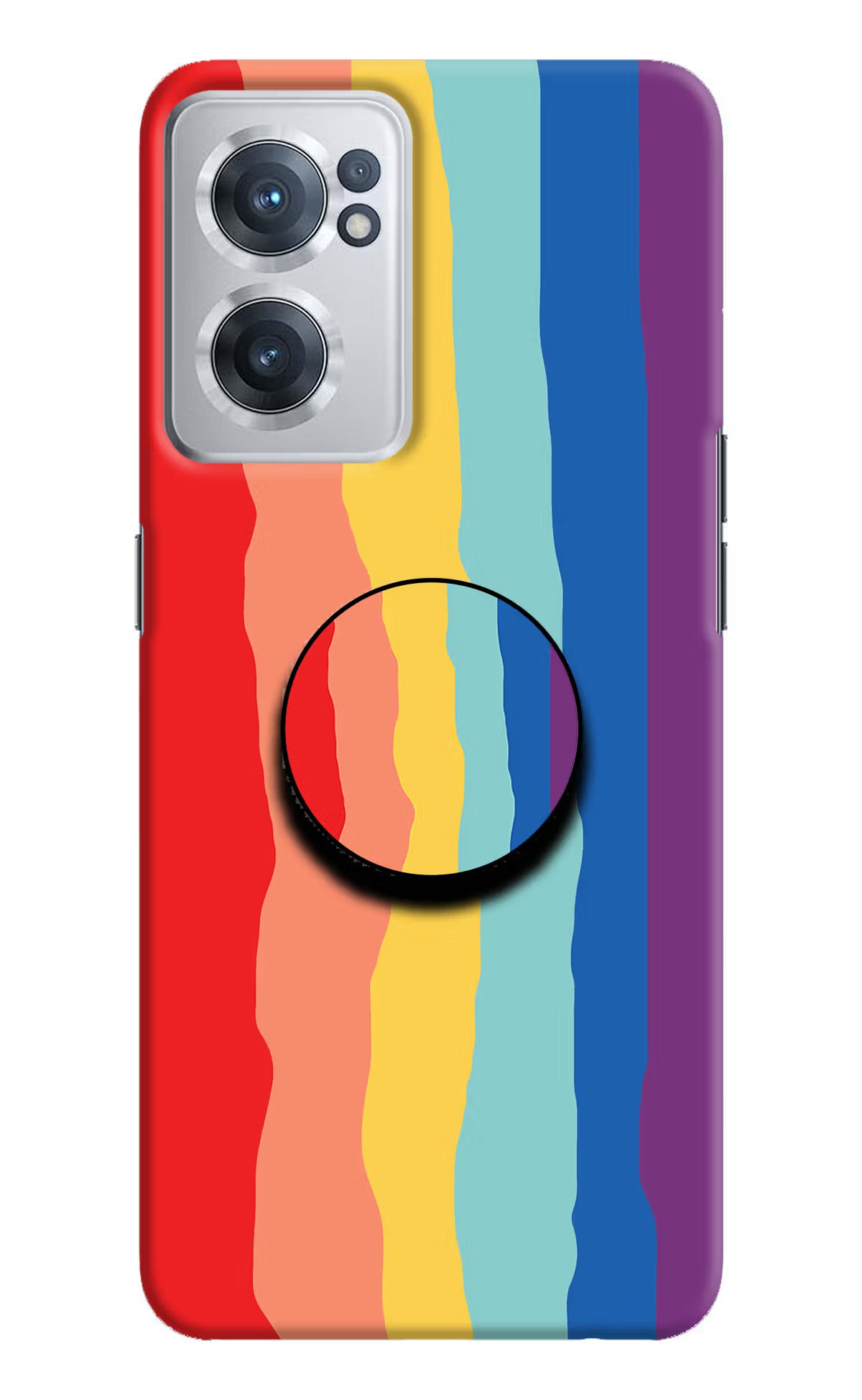 Rainbow OnePlus Nord CE 2 5G Pop Case by Casekaro