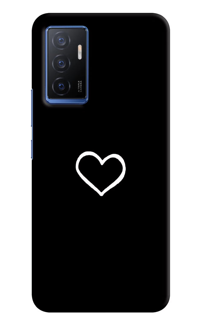 Heart Vivo V23E 5G Hard Case Back Cover by Casekaro