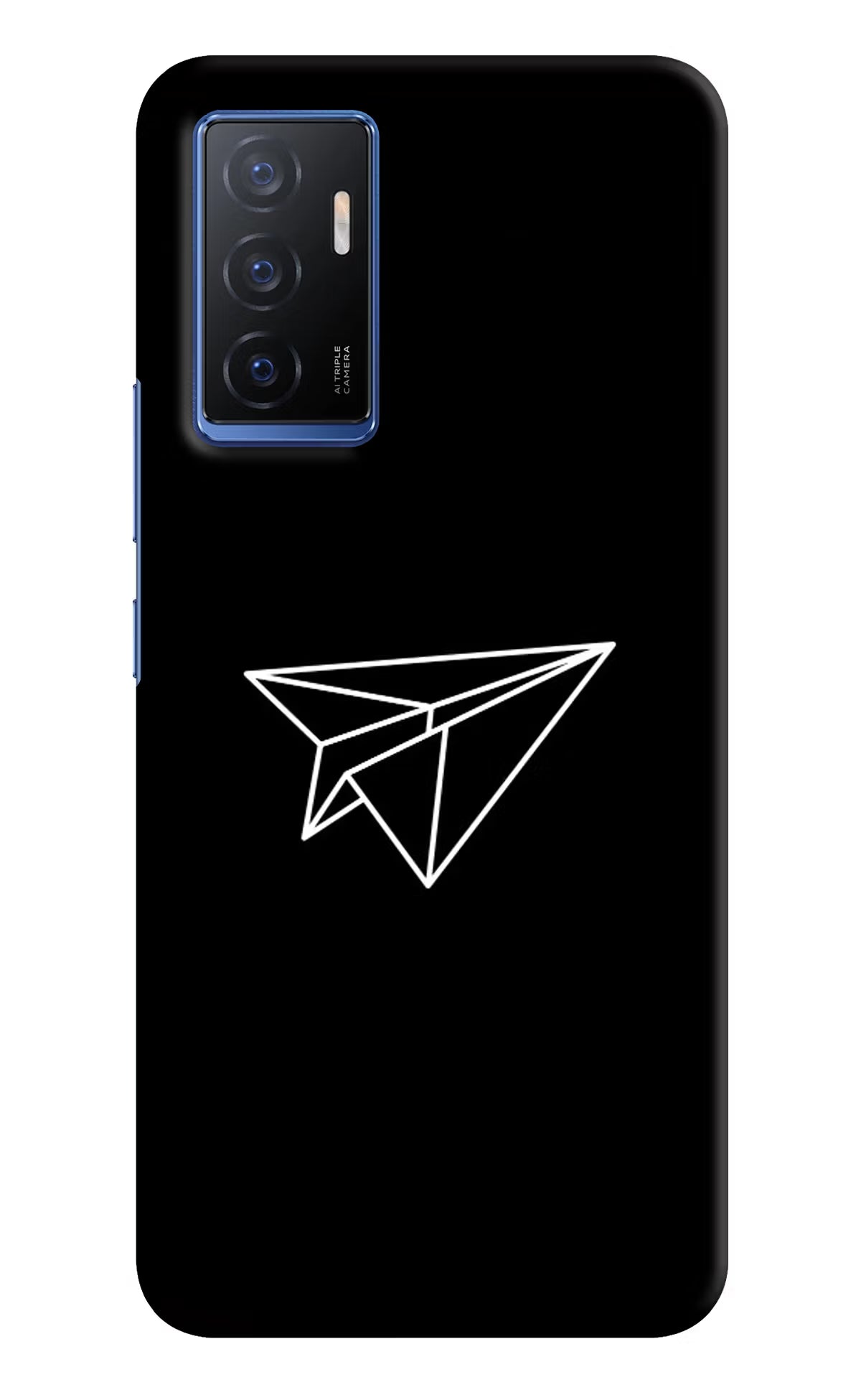 Paper Plane White Vivo V23E 5G Hard Case Back Cover by Casekaro