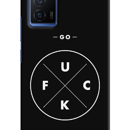 Go Fuck Yourself Vivo V23E 5G Hard Case Back Cover by Casekaro
