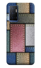 Multicolor Jeans Vivo V23E 5G Hard Case Back Cover by Casekaro